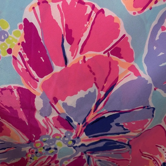 Very HTF Lilly Pulitzer Rene Silk Handkerchief Dress Size S Multi Jam Out NWT - Picture 13 of 16